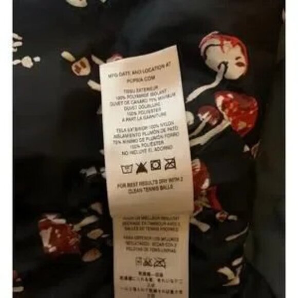 Patagonia Women's XL Extra Large Bivy Burgundy Gray Blue Down Winter Jacket Coat - Picture 14 of 14